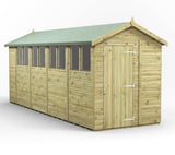 Power 18x6 Premium Apex Wooden Shed