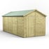 Power 18x8 Premium Apex Windowless Wooden Shed