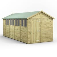 Power 18x8 Premium Apex Wooden Shed