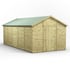 Power 20x10 Premium Apex Windowless Wooden Shed