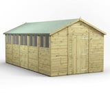 Power 20x10 Premium Apex Wooden Shed