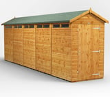 Power 20x4 Apex Security Shed 