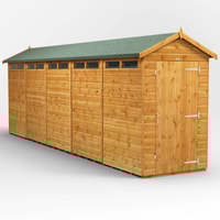 Power 20x4 Apex Security Shed 
