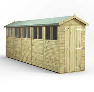 Power 20x4 Premium Apex Wooden Shed