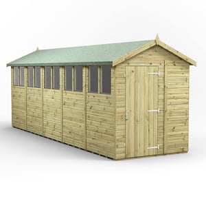 Power 20x6 Premium Apex Wooden Shed