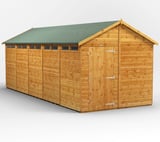 Power 20x8 Apex Security Shed