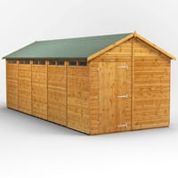 Power 20x8 Apex Security Shed