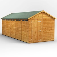 Power 20x8 Apex Security Shed