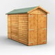 Power 10x4 Overlap Apex Windowless Wooden Shed Double Door