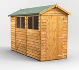 Power 10x4 Overlap Apex Wooden Shed