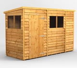 Power 10x4 Overlap Pent Wooden Shed