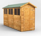 Power 12x4 Overlap Apex Wooden Shed