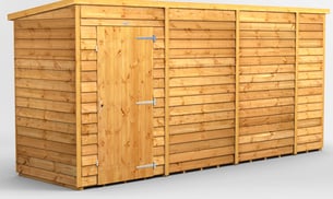 Power 14x4 Windowless Overlap Pent Wooden Shed