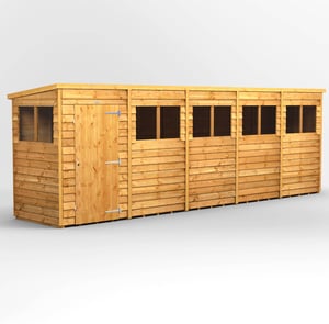 Power 20x4 Overlap Pent Wooden Shed