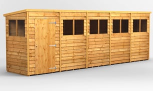 Power 20x4 Overlap Pent Wooden Shed