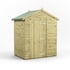 Power 4x6 Premium Apex Windowless Wooden Shed