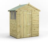 Power 4x6 Premium Apex Wooden Shed