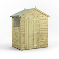 Power 4x6 Premium Apex Wooden Shed