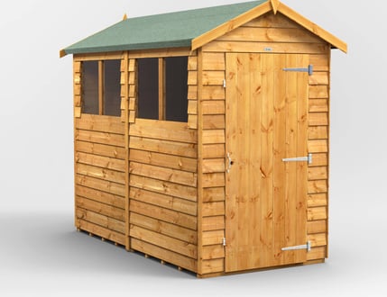 Power Overlap Apex Sheds