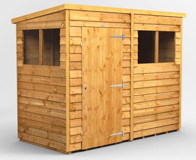4ft Overlap Pent Sheds