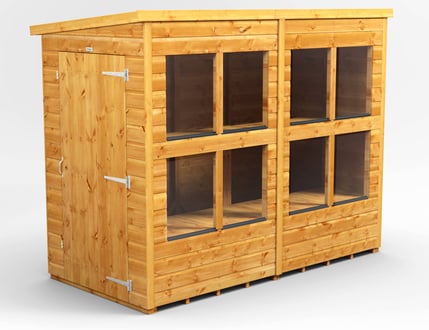 Power Pent Potting Shed