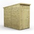 Power 4x8 Premium Pent Windowless Wooden Shed