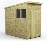 Power 4x8 Premium Pent Wooden Shed