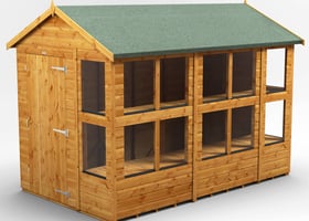 Power 10x6 Apex Potting Shed - mid-size potting shed with staging