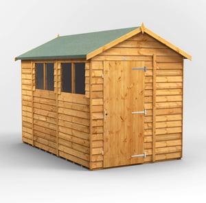 Power 10x6 Overlap Apex Wooden Shed