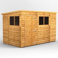 Power 10x6 Overlap Pent Wooden Shed