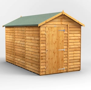 Power 12x6 Windowless Overlap Apex Wooden Shed