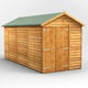Power 14x6 Overlap Apex Wooden Shed Double Door