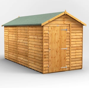 Power 14x6 Windowless Overlap Apex Wooden Shed