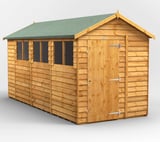 Power 14x6 Overlap Apex Wooden Shed
