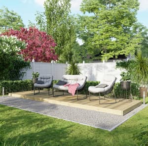 Power 6x18 Wooden Decking Kit