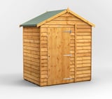 Power 4x6 Windowless Overlap Apex Wooden Shed