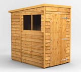 Power 4x6 Overlap Pent Wooden Shed