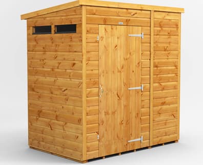 4ft Wide Pent Security Sheds