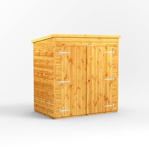 Power 6x4 Pent Storage Shed