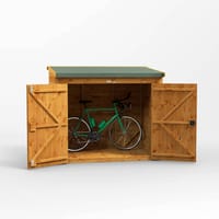 Power 6x4 Pent Wooden Bike Shed