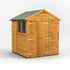 Power 6x6 Apex Wooden Shed Double Doors