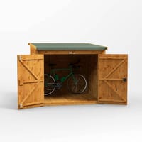 Power 6x6 Pent Wooden Bike Shed