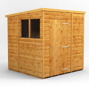 Power 6x6 Pent Wooden Shed