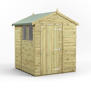 Power 6x6 Premium Apex Wooden Shed