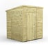 Power 6x6 Premium Pent Windowless Wooden Shed