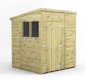 Power 6x6 Premium Pent Wooden Shed