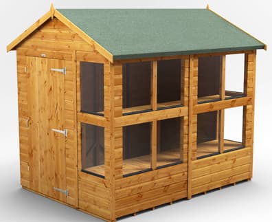 6ft Wide Apex Potting Sheds