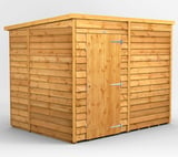Power 8x6 Windowless Overlap Pent Wooden Shed