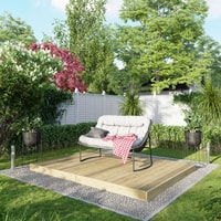 Power 6x8 Wooden Decking Kit