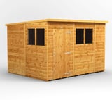 Power 10x8 Pent Wooden Shed